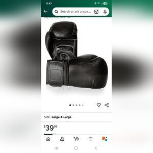 Undisputed Boxing Black Boxing Gloves!